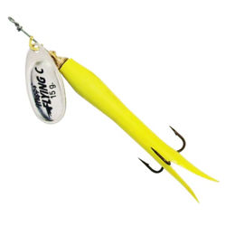 Mepps Flying C Silver/Chartreuse Spinners